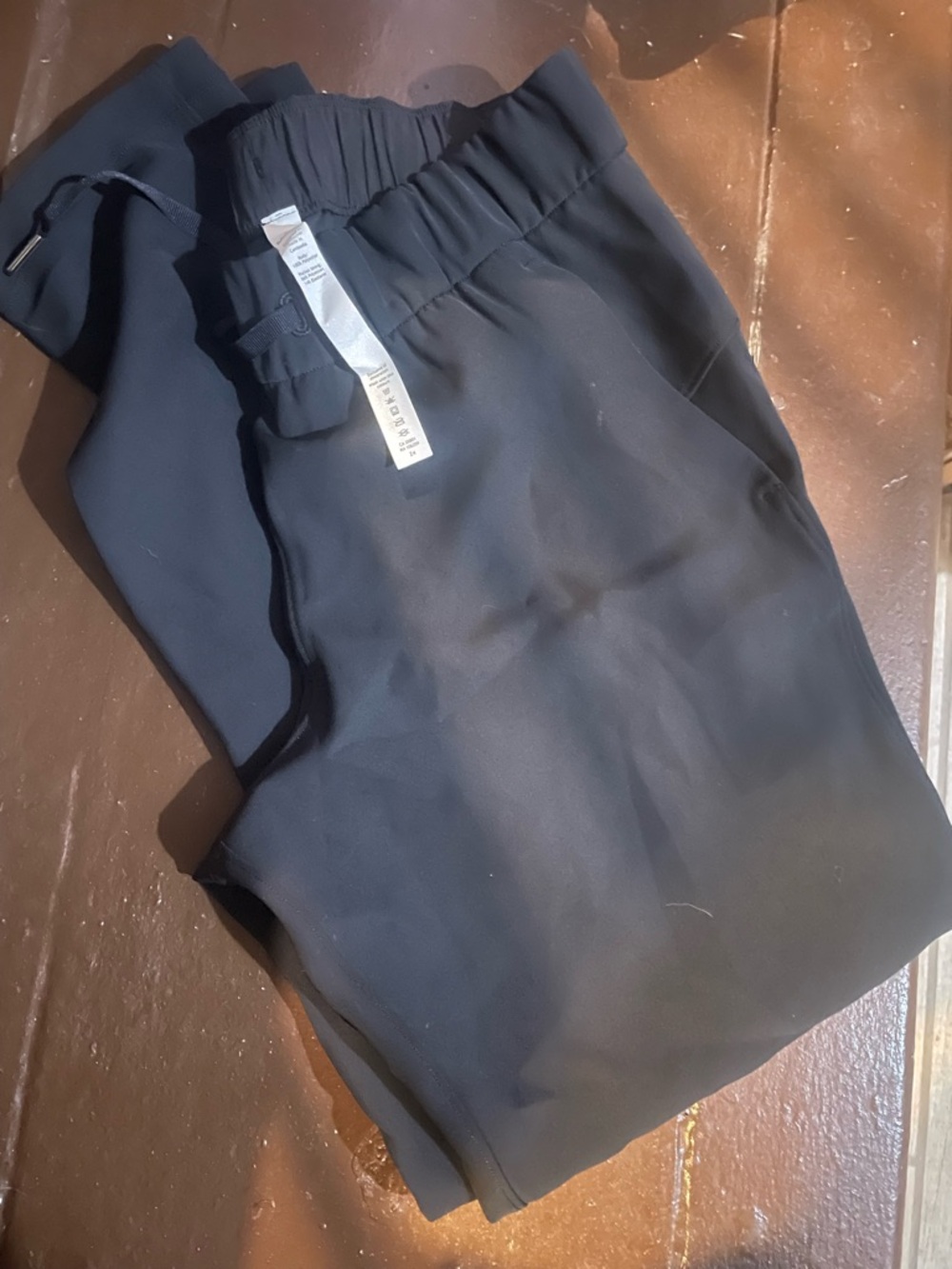 lululemon athletica Black Stretch Jogger Trousers